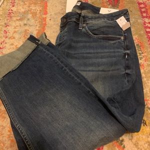 NWT Vigoss legacy stretch crop jeans